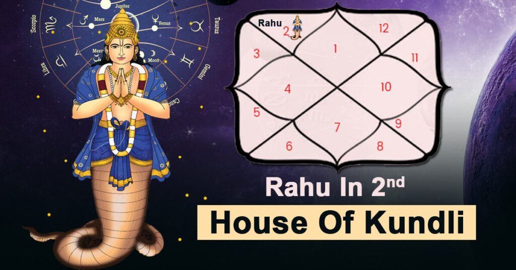 Rahu in 2nd House