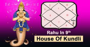 Rahu in 9th House